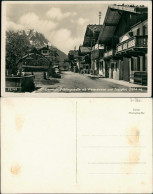 Garmisch Partenkirchen  Frühlingsstraße Mit Waxensteinen U. Zugspitze 1935 - Garmisch-Partenkirchen