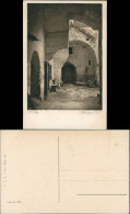 Ansichtskarte  Künstlerkarte, Kunstwerk A. Lang "Schattiger Hof" 1920 - Pintura & Cuadros