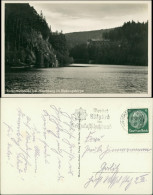 Postcard Boberröhrsdorf Siedlęcin Turmsteinbaude , Stausee 1934 - Schlesien