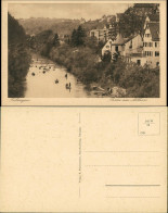 Ansichtskarte Tübingen Neckarpartie - Ruderboote 1928 - Tübingen