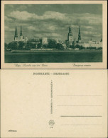 Postcard Riga Rīga Ри́га Blick Auf Die Stadt 1930 - Letland