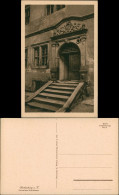 Rothenburg Ob Der Tauber Stadtteilansicht, Portal Am Schulhaus, Schule 1920 - Rothenburg O. D. Tauber