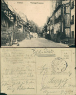 Postcard Breslau Wrocław Weissgerbergasse 1914 - Schlesien