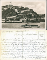 Ehrenbreitstein-Koblenz Panorama-Ansicht Mit Rhein Schiff, Dampfer 1947 - Koblenz