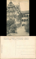 Ansichtskarte Heidelberg Schloss Hof, Kolonaden Am Otto Heinrichsbau 1910 - Heidelberg
