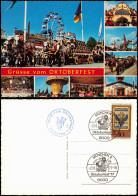 Ansichtskarte München Oktoberfest Einzug Der Wiesn-Wirte 1977 Sonderstempel - Muenchen