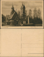 Brückenberg-Krummhübel Karpacz Górny Stabkirche Wang,  Church In Poland 1920 - Schlesien