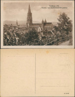 Freiburg Im Breisgau Münster Vom Greiffeneckschlößle Gesehen 1920 - Freiburg I. Br.