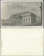 Mitte-Berlin Das Neue Schauspielhaus Nach Zeichnung V. Serrurier 1910 - Mitte