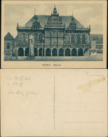 Ansichtskarte Bremen Rathaus, Gebäude Gesamtansicht 1920 - Bremen