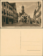 Weilheim (Oberbayern) Gasthof Admiral Hipper-Strasse Blick Pfarrkirche 1920 - Weilheim