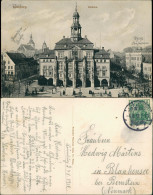 Ansichtskarte Lüneburg Rathaus Und Straßenpartie 1912 - Lüneburg