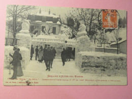 GERARDMER, VOSGES, CONSTRUCTION FAITE PAR LA 2éme COMPAGNIE DU 152éme REGIMENT D'INFANTERIE, CPA - Gerardmer