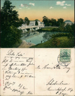 Hanau Brücke, Partie An Der Kinzigbrücke, Fluss, Teilansicht 1911 - Hanau