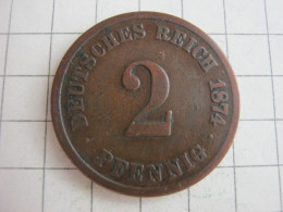 Germany 2 Pfennig 1874 A - 2 Pfennig