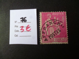 Timbre France Préoblitéré  Lavé N° 76 - 1893-1947