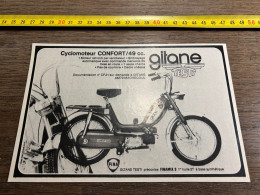 Publicité Cyclomoteur CONFORT/49 Cc GITANE TESTI MACHECOUL FINAMIX 3 - Sammlungen