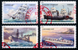 Etats-Unis / United States (Scott No.4548-51 - Bateau / Ship) (o) Set Of 4 - Gebruikt