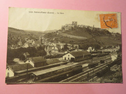 SAINT FLOUR, CANTAL, LA GARE, CPA - Saint Flour