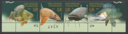 Bosnia And Herzegovina (Serbian) - 2019 - Fishes - Yv 740/43 - Peces