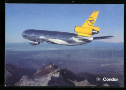 AK Flugzeug DC 10-30 Von Condor über Dem Gebirge  - 1946-....: Moderne