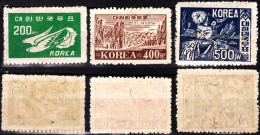 KOREA SOUTH 1949 Definitive: Bird Mountain Admiral, MNH - Korea, South