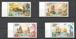 Barbuda - 1975 - Ships - Yv 213/16 - Schiffe