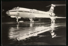 AK Turbinenluftstrahlverkehrsflugzeug TU 134 Der Interflug Vor Dem Start  - 1946-....: Era Moderna