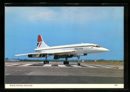 AK Flugzeug Concorde Von British Airways Vor Dem Start  - 1946-....: Ere Moderne