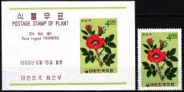 KOREA SOUTH 1965 FLORA Plants (VI): Flower Potato Rose, MNH - Otros & Sin Clasificación