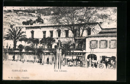 Postal Gibraltar, The Library  - Gibilterra