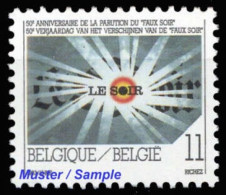 1993, Belgien, 2581, ** - Other & Unclassified