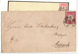 Deutsches Reich 19 Auf Brief Hannover K2, Befund Sommer BPP #HG605 - Altri & Non Classificati