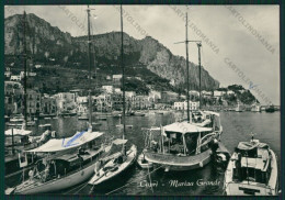 Napoli Capri Marina Grande Barche Foto FG Cartolina KV8647 - Napoli