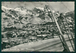 Cuneo Limone Piemonte Nevicata Sci Foto FG Cartolina KV8779 - Cuneo