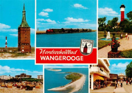 73930160 Wangerooge_Wangeroog_Nordseebad Leuchtturm Inselbahn Park Strandpartie  - Wangerooge