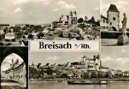 73929962 Breisach_Rhein Panorama Stephansmuenster Tordurchblick Rheinpartie - Breisach