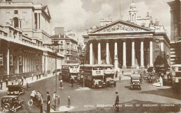 England London Royal Exchange And Bank Of England Bus - Autres & Non Classés