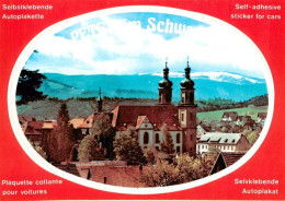 73929939 St_Peter_Schwarzwald Seminar Und Pfarrkirche Selbstklebende Autoplakett - St. Peter