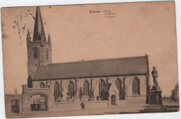 Diksmuide - Deelgemeente Keiem - De Kerk (gelopen Kaart Met Zegel) - Diksmuide