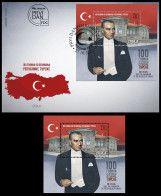Serbia 2023. Centenary Of The Proclamation Of The Republic Of Türkiye, Turkey, FDC + Block, MNH - Serbien