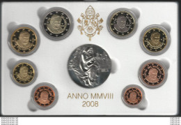 2008 Vaticano 8 Monete FS Solo Cofanetto - Vaticano (Ciudad Del)