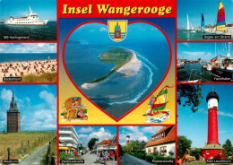 73930655 Wangerooge_Wangeroog_Nordseebad MS Harlingerland Badestrand Westturm Se - Wangerooge