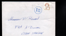 PAYS BAS LETTRE POUR LA FRANCE TAXEE AU DEPART 1993 - Lettres & Documents