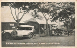 NOUVELLE CALEDONIE - Kone - Magasin - SHC - Mobiloil - Store - Animé - 1948 - Carte Postale Ancienne - Nouvelle Calédonie