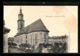 AK Erlangen, Blick Zur Neustädter Kirche  - Erlangen