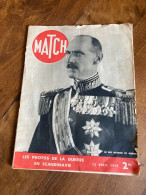 MATCH  - Avril 1940 Les Photos De La Guerre En Scandinavie , Le Roi Haakon De Norvège - 1900 - 1949