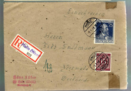 79729 -  Recommandée De HALLE (WESTF.) - Storia Postale