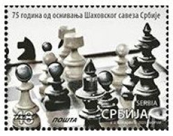 Serbia 2023. 75 Years Since The Foundation Of The Chess Federation Of Serbia, MNH - Chess