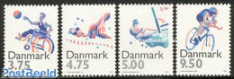 Denmark 1996 Olympic Games 4v, Mint NH, Health - Sport - Disabled Persons - Basketball - Cycling - Olympic Games - Sai.. - Nuevos